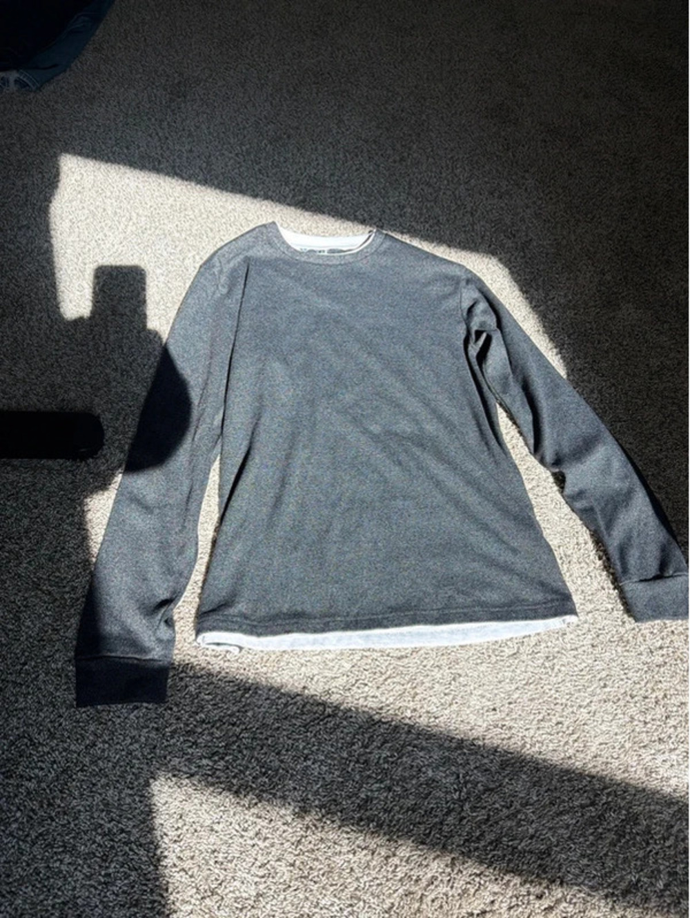 Cactus Man by Ricky Singh Men’s Gray Long Sleeve Pullover – Size Small
